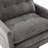 36.3" Chenille Rotatable Upholstered Sofa Chair With Side Pockets-905065913