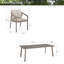 Chaises de salle à manger de patio pour 8 personnes avec coussins-131986824