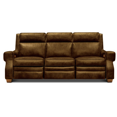 Spencer 90'' Leather Power Reclining Sofa