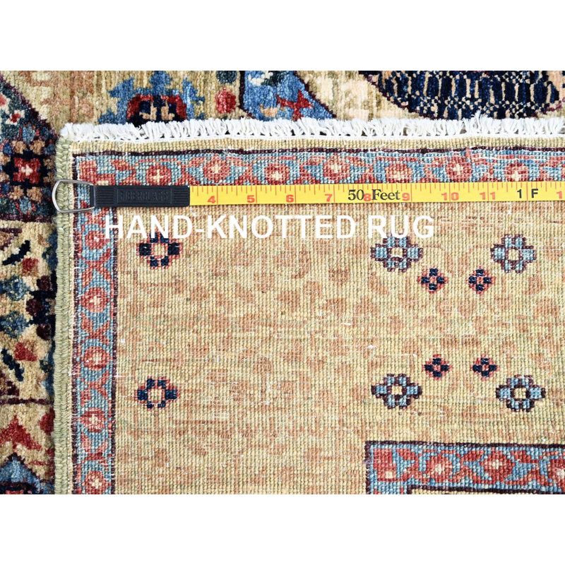 Tapis unique en laine nouvel âge 5 pi x 7 pi Jovia ivoire