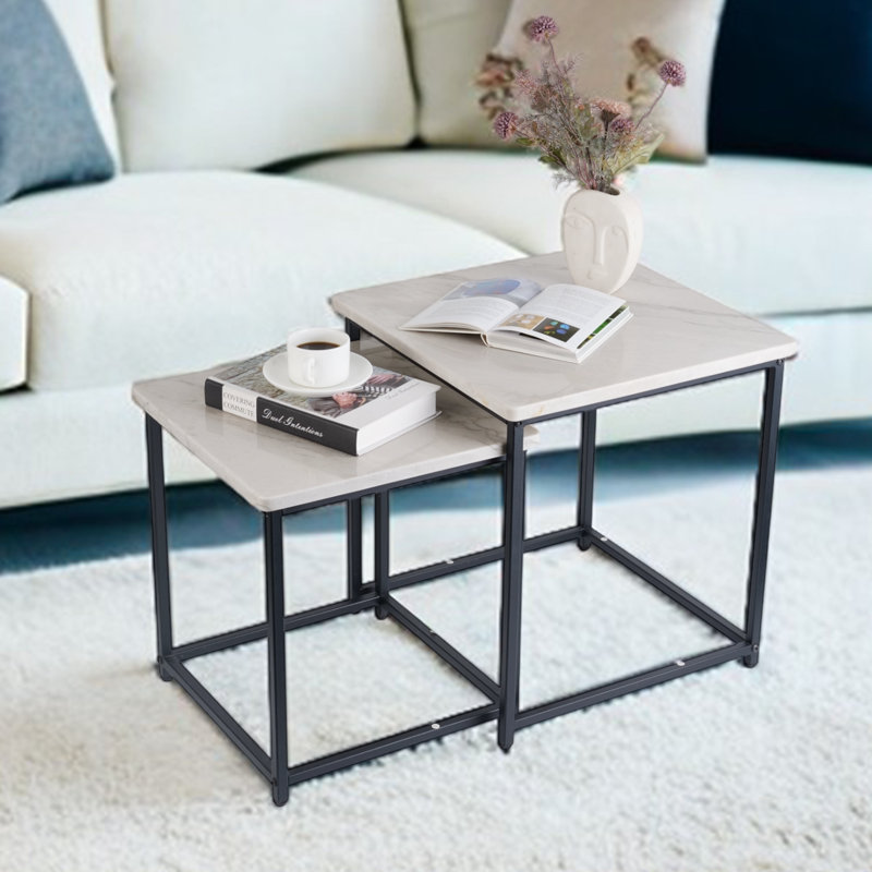Table de bout blanche Macaubas