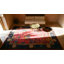Hand Knotted Wool Floral Area Rug in Pink
