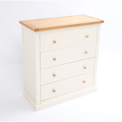 90 cm W Chest of 4 Drawers