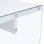 Table basse en MDF Aden avec pieds en verre trempé-115277804