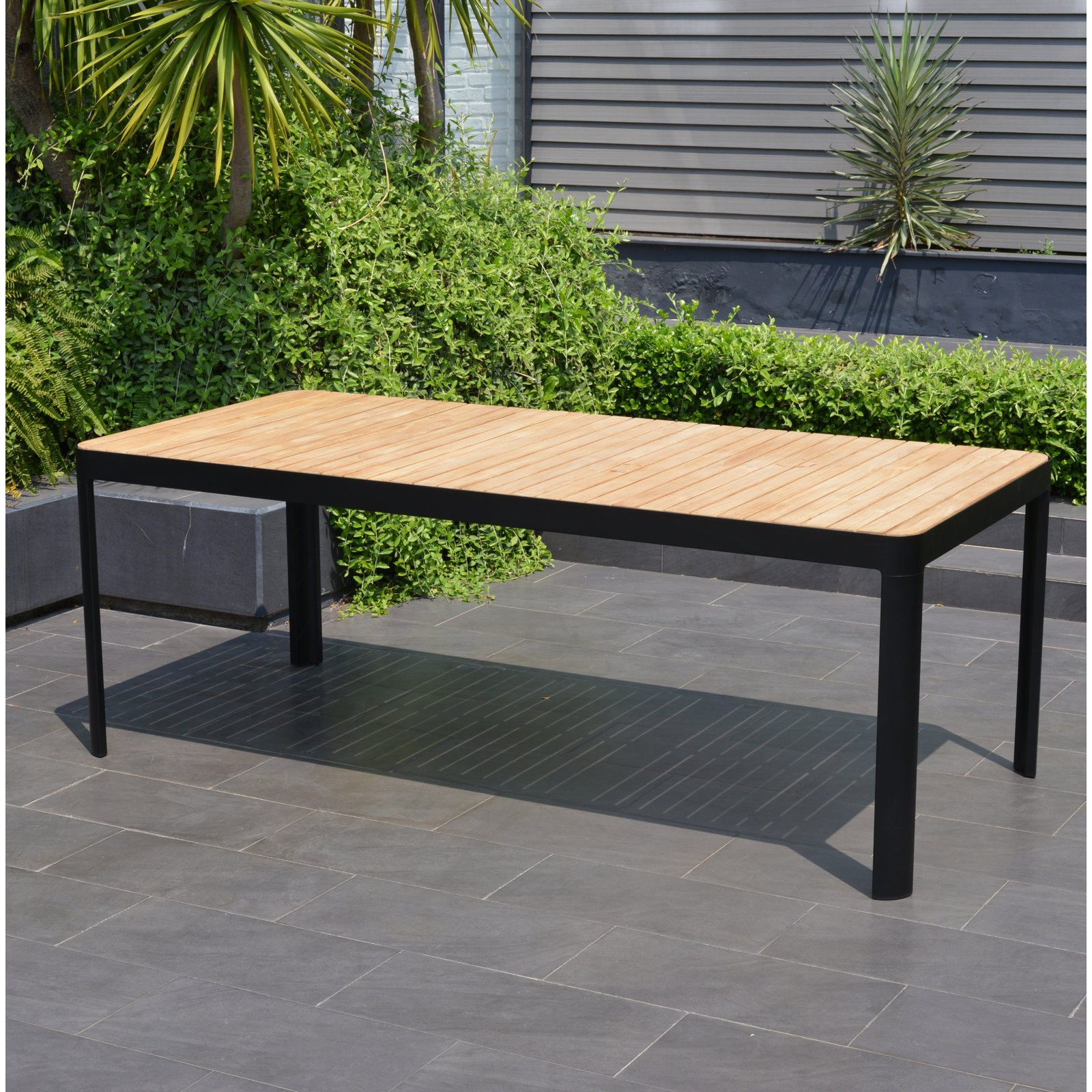Bahjat 83" Teak Patio Dining Set