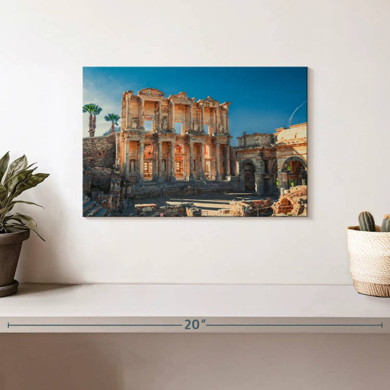 Bibliothèque Nicci Celsus en Turquie, H 8 po x l 12 po