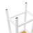 Kitchen Island With 2 Bar Stools, Power Outlet, Door Internal Storage Rack, Kitchen Storage Cart On 5 Wheels With Drop Leaf, 5 Open Side Racks, 2 Drawers,For Kitchen, Dining Room, White