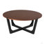 TABLE BASSE EN BOIS ACACIA, BRUN ET NOIR