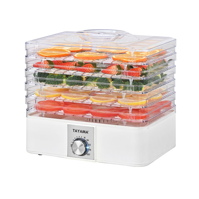 Tayama 5-stackable Clear Trays Food Dehydrator