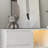 Modern White Gloss Sideboard Cabinet With Advanced LED Light And Powerful Storage