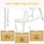 Chaise pliante rembourrée, peu encombrante, facile à transporter, 4 pièces-517740593
