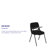 Padded Ergonomic Shell Chair with Right Handed Flip-Up Tablet Arm