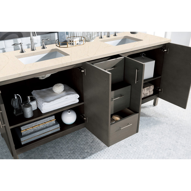 Metropolitan 72'' W Double Vanity, Silver Oak, MCRW8044
