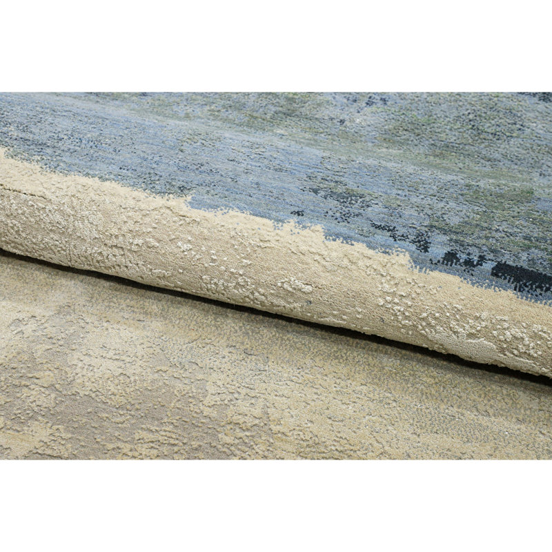 Hand Knotted Indoor Rug, Rectangle 8' x 10'
