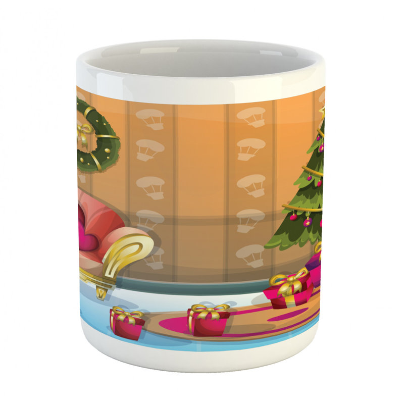 Grande tasse à café happy noel