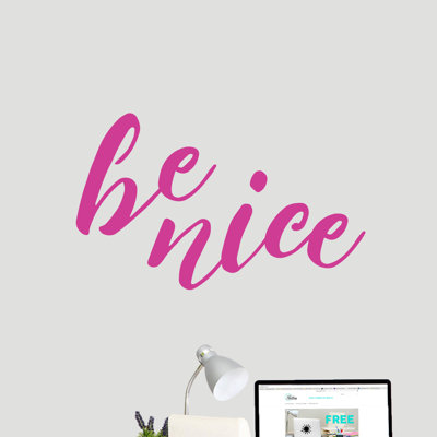 Text & Numbers Non-Wall Damaging Wall Decal