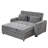 Upholstered Pull Out Sofa Bed With Throw Pillows, USB Charging Port And Adjustable Backrest-2097701796