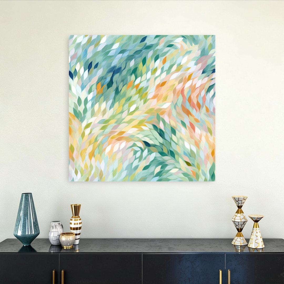 Modern Botanical Abstract Abstract Contemporary Elegant Nature Wall Art Print