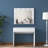 Elegant Make-Up Table with Mirror, White, 35.4 x 30.2 x 17.7 inches | 100% Melamine Coated E1 Quality Chipboard, Thickness: 0.7 inches | 11 Bulbs Included for Perfect Lighting | Modern Design for Beauty & Vanity Spaces