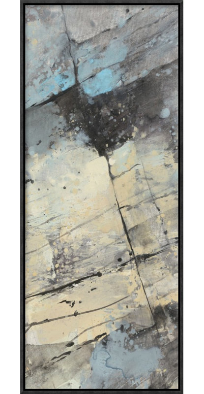 " The Rocks Panel II " by Albena Hristova, 30" H x 12" W, Wrapped Canvas, No Mat