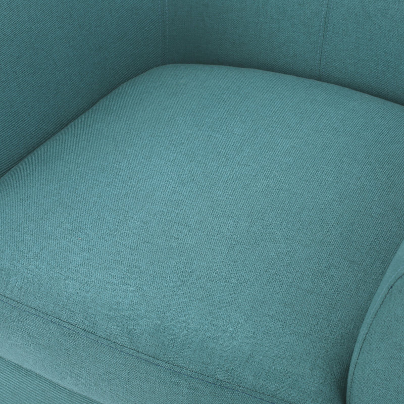 Chaise d'appoint contemporaine tapissée, Sarcelle