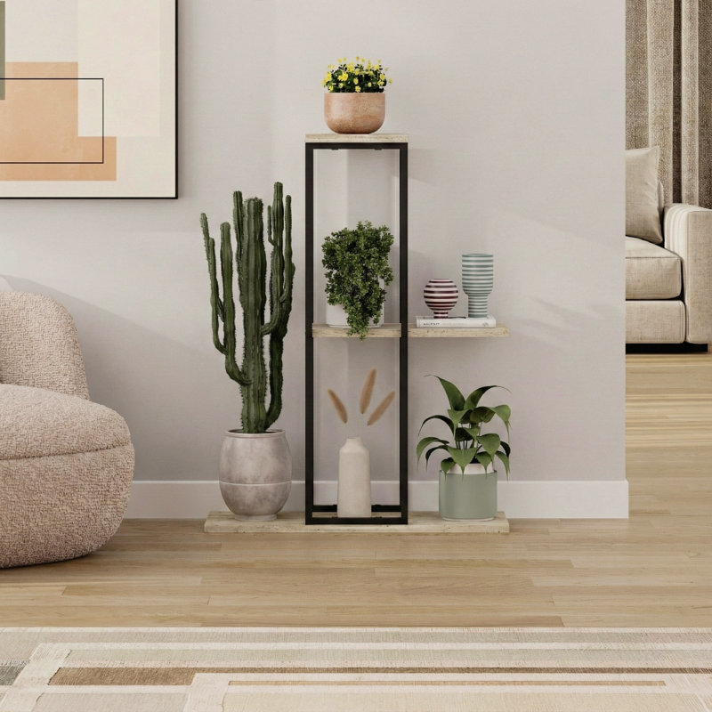 Plant Stand - Set of 6, Travertine