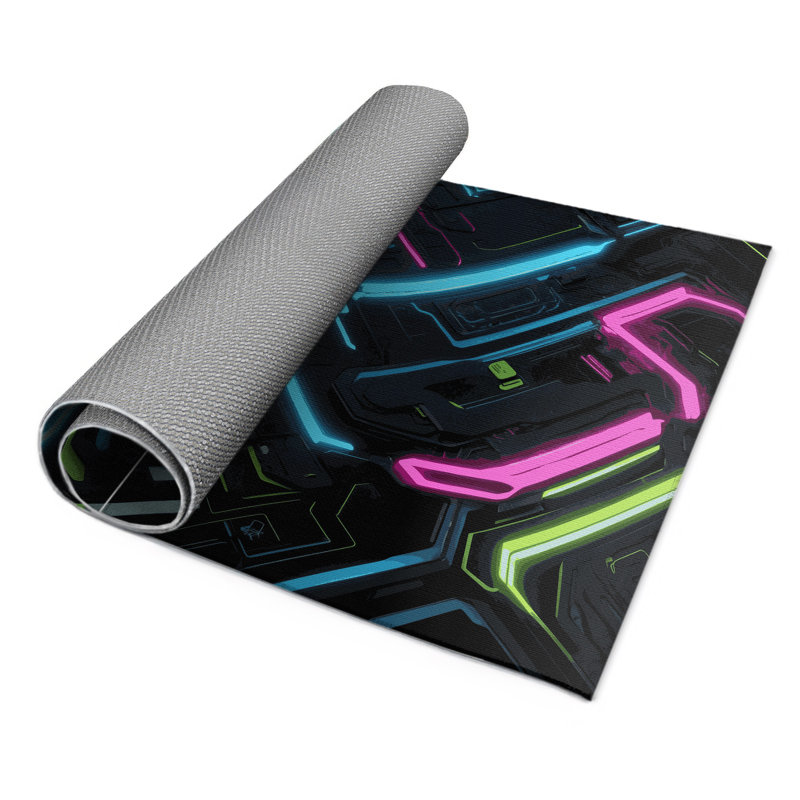 Warp Cascade Indoor And Outdoor Area Rug, Rectangle 1'6" x 2'6"