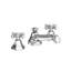 Metropole Widespread Bathroom Faucet with Drain Asssembly-707790032