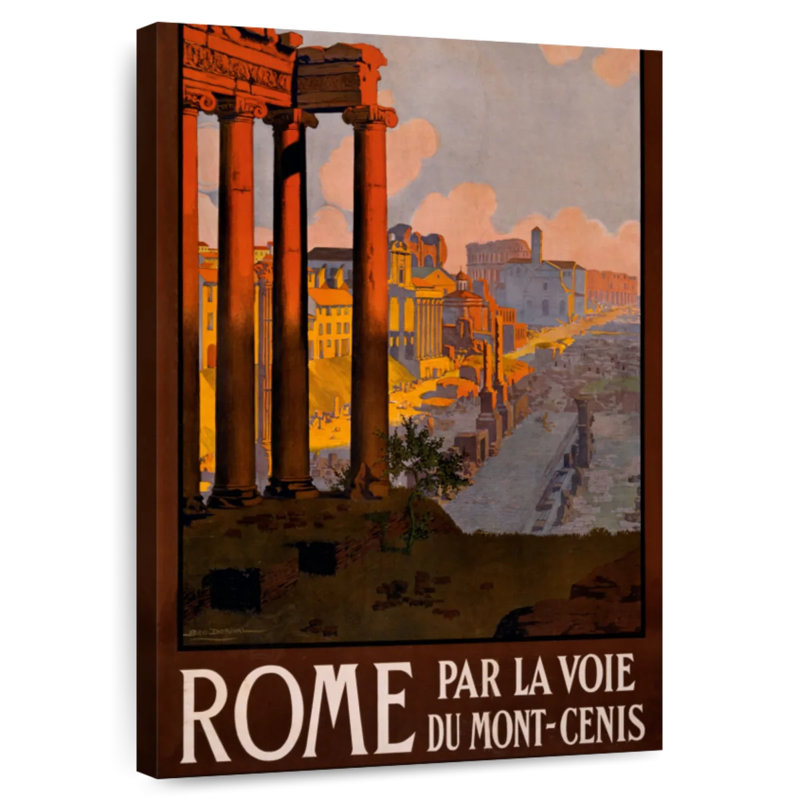 Aime See Rome, 24" H x 16" W