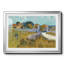 «Farmhouse in Provence» par Vincent van Gogh - reproduction d'art avec passe-partout et verre - 1888-1851983678-1851983679-1851983674