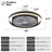 Karnisha 19.6'' Ceiling Fan with LED Lights-2003573010