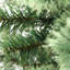 Arbre de Noël pré-éclairé pin vert avec lumières cachemire-349463048