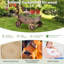 Jardinière en bois avec brouettes Anirduh