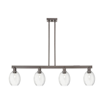 Luminaire suspendu pour îlot 4 lumières Preston