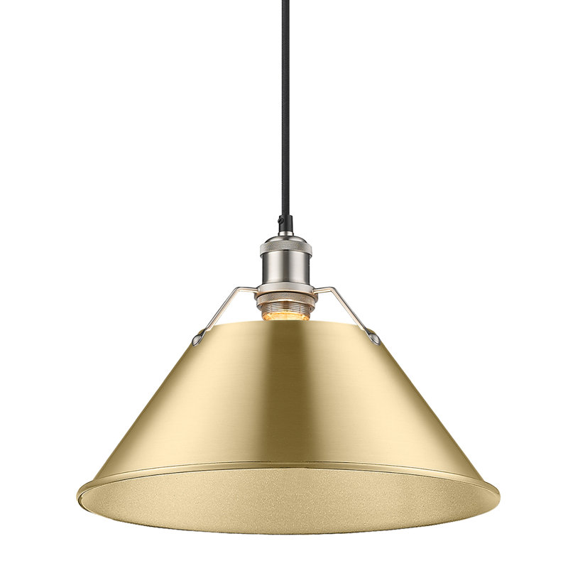 Weatherford 1 - Light Pendant, Pewter, 131.5" H x 14" W x 14" D, Brushed Champagne Bronze