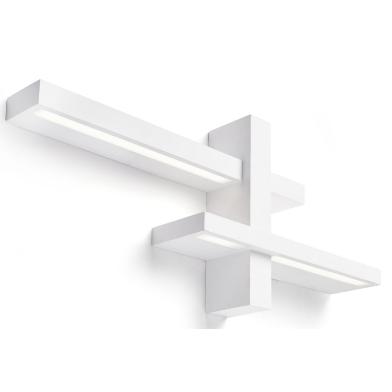 Fierro Gypsum LED Flush Mounted Sconce