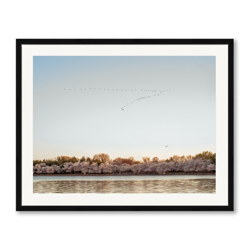 Days End Print by Scott Wurzel, Black Framed Paper, 24" H x 30" W