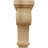 3 1/4"W x 5"D x 9"H Scroll Corbel, Cherry (2-Pack)-91125765