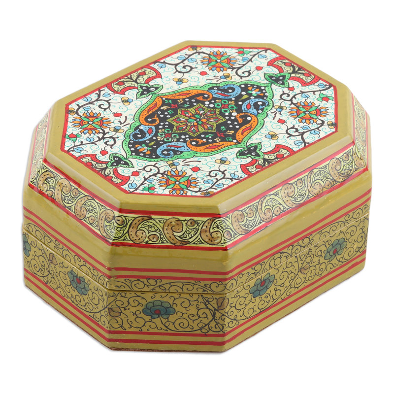 Boîte décorative Krhe Srinagar Garden Papier Mache