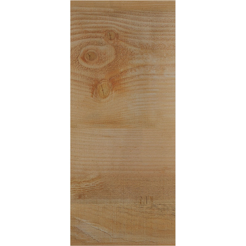 Corbeau Del Monte avec contre-plaque, H 14 po x l 6 po x P 14 po, Sapin de Douglas, Sciage brut