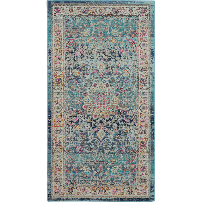 Lowndes Oriental Indoor Rug, Rectangle 2' x 4'