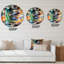 Color Fusion VII - Horloge murale moderne-60328378