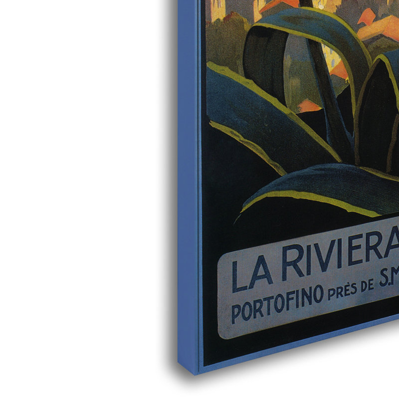Publicité rétro sur toile Kadey «Illustration 6», H 19 po x l 12 po x P 2 po