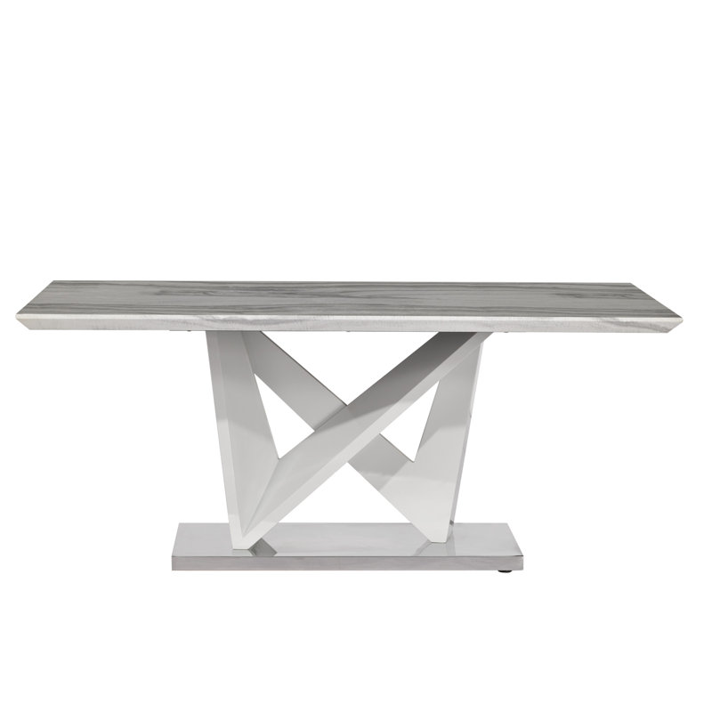 Table de salle à manger grise