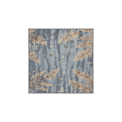 Tapis gris lavable à la machine