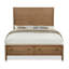 Alyxus - Grand lit de rangement - Grand - Finition érable chaud-131368020
