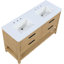 Meuble-lavabo en pierre naturelle et en bois massif 60 po Oakwell-798943805-798943807