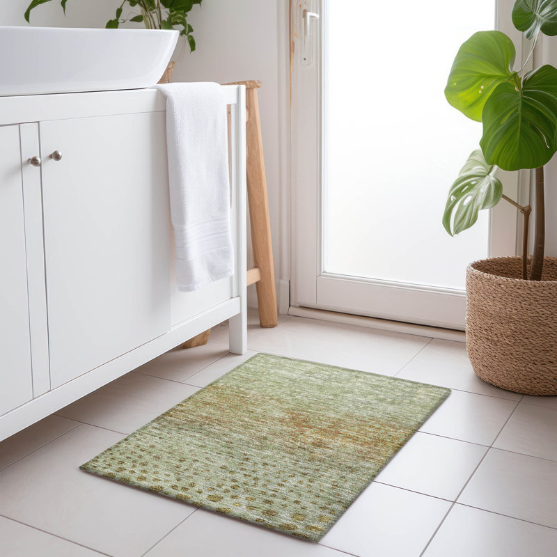 Tapis intérieur / extérieur lavable à la machine ACN1074 3 pi x 5 pi Chayil, Rectangle 1 pi 8 po x 2 pi 6 po