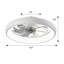 Ventilateur de plafond encastré à intensité variable 20 po avec lumières DEL Dianeshia-927327149