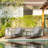 Alayshia Outdoor Rust-Resistant Metal Chaise Lounge with Table , Cushion Included-764706634